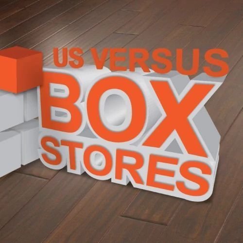 Us Vs Box Stores from Carpet & Floor Outlet in Woodbridge, VA